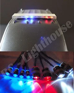 RC 1/10 Scale Police LED Light Bar kit PL#6 with headlights and brake lights #27 - Picture 1 of 4