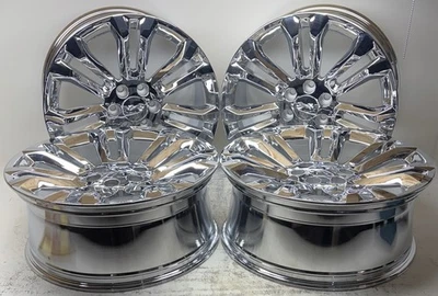 NEW Escalade Suburban Sierra Silverado Tahoe Yukon 22” OER Chrome Wheels #5666 - Image 1 of 4