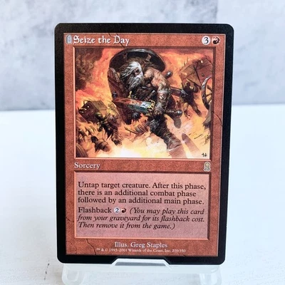 MTG Seize the Day Odyssey Red Sorcery Flashback Commander merchandise - Image 1 of 4