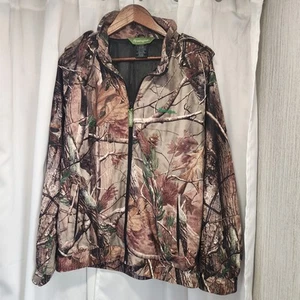 Remington Jacket Mens L Realtree Camo Lined Hunting Break Up Infinity Hooded - Picture 1 of 4