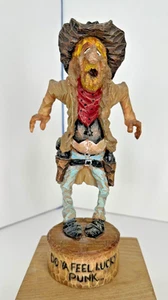 Chris Hammack Spit N Whittle "Do Ya Feel Lucky Punk..." Molded Resin Statue 1998 - Picture 1 of 8