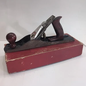 Vintage Millers Falls No. 14 Smooth Bottom Iron Jack Plane Original Box Ex Cond - Picture 1 of 12