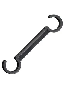 80 Pack Black Large Poly Folding Clip to connect Poly Chairs by Chivari - Picture 1 of 8