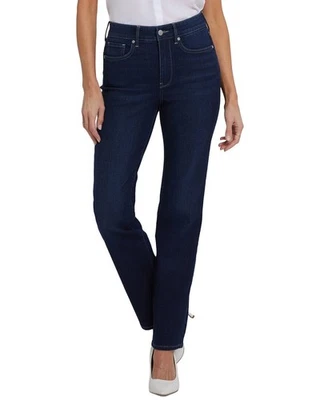Nydj Marilyn Midnight Breeze Straight Leg Jean Women's - Image 1 of 2