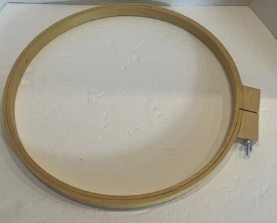 Vintage Wooden Embroidery Hoop 14” Cross Stitch Needlepoint Embroidery Clean - Image 1 of 4