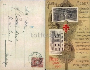 FIRENZE CITTA'-GUARDIA MEDICA CHIRURGICA PERMANENTE 1901-C88-66 - Bild 1 von 1