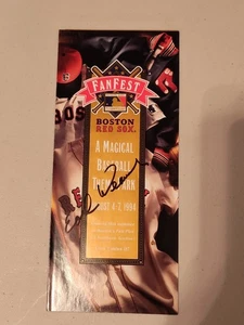 1994 Boston Red Sox MLB Fanfest Broschüre - signiert von EARL WEAVER - kein Echtheitszertifikat - Bild 1 von 4