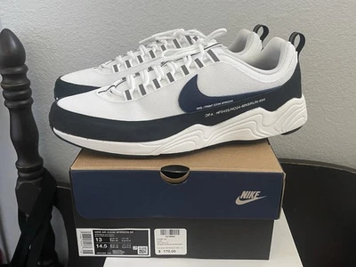 DS Nike Air Zoom Spiridon SP Fragment Design White Blue Void Black Men’s Size 13 - Image 1 of 4