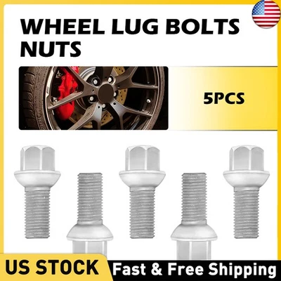 Parafusos de porcas de roda 5X para Mercedes Benz E200 E280 E300 EUA CLS350 CLS63 CLS500 - Imagem 1 de 4
