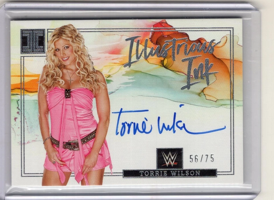 2023 Panini Impeccable WWE Auto TORRIE WILSON Illustrious Ink AUTOGRAPH 56/75 - Image 1 of 1