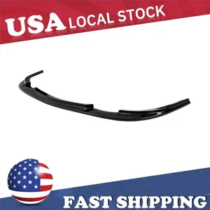 For Corvette C6 Z06 06-13 | ZR1 Style Glossy Black Front Bumper Splitter Lip Gvr - Picture 1 of 9