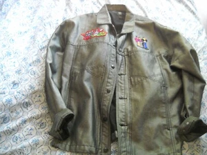 Vintage One of a Kind Beetles Patches on Marithe Girbaud XXL Jacket - Picture 1 of 23