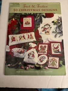 Fast & Festive 50 Christmas Designs Leaflet Book Cross Stitch Patterns 5522 - Picture 1 of 2