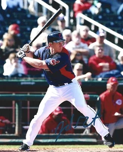 8x10 Jared Goedert Cleveland Indians Baseball MLB Autographed Signed Photo - Picture 1 of 2