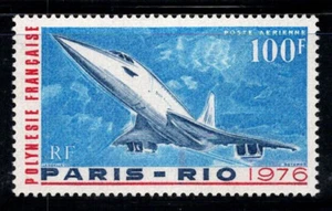 Polinesia Francese 1976 Yv. 103 MNH 100% posta aerea 100 f, aereo - Foto 1 di 1