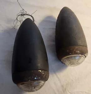 2 Vintage 1940 Chevrolet Chevy Parking Lights Pickup or Deluxe Parts Pair - Picture 1 of 12
