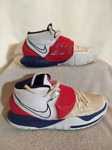 Nike Mens Kyrie 6 ‘USA White’ Basketball (BQ4630-102), Size: 8.5 #JP51-8 - Picture 1 of 7