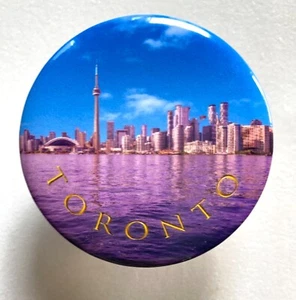 Toronto, Refrigerator Magnet, Round, Souvenir. Made in Germany! # MA5011 - Picture 1 of 5