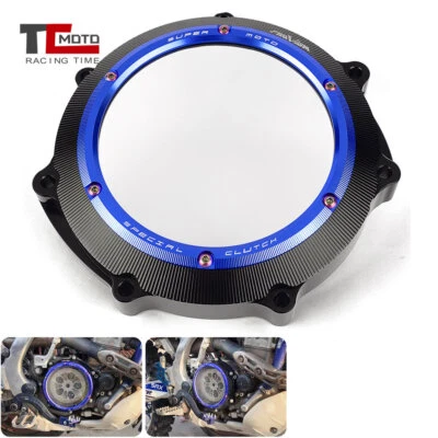 Clear Clutch Cover Protector Guard For Yamaha WR450F 2003-2015 YZ450F 2003-2009 Foto 1 de 4