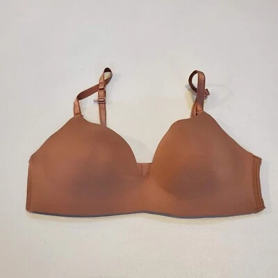 Sujetador Auden Mujer 36C Marrón Enfermería Ligeramente Forrado Inalámbrico Correas Ajustables Foto 1 de 4