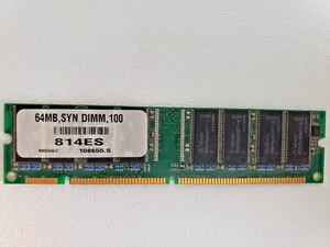 64MB SYN DIMM 100 RAM MEMORY - Picture 1 of 2
