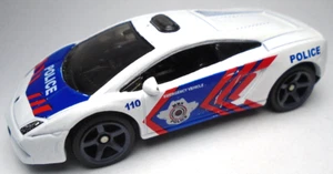 2019 MATCHBOX LAMBORGHINI GALLARDO LP 560-4 POLIZIA #110 WHITE 2 5/8" POLICE CAR - Picture 1 of 6