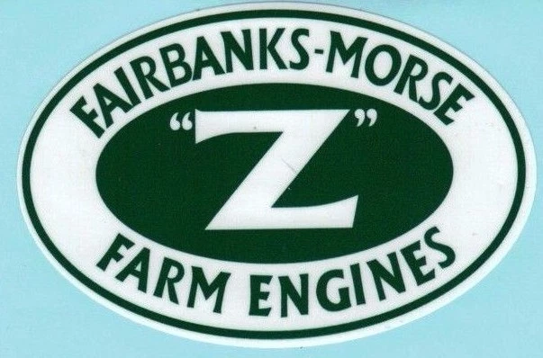 FLYWHEEL SUPPLY Fairbanks Morse Z Farm,Engine Decal 3 7/8 x 2 1/2" Gas Motor Flywheel Antique
