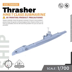 SSMODEL SSC700958 1/700 kit modellino militare HMS classe T troncatrice sottomarina - Foto 1 di 5