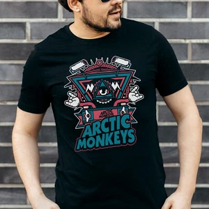 Arctic Monkeys Eye Pyramid Graphic Print Indie Band T-Shirt Men's & Women's - Picture 1 of 6