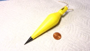 STANLEY TOOLS 8.5-oz. PLUMB BOB, USA Yellow Contractor Grade USA - Picture 1 of 4