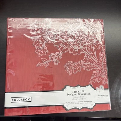 Libro de recortes Tela Colorbok 12 X 12 10 hojas diseño blanco 10 páginas Foto 1 de 4
