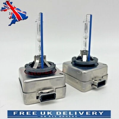 PORSCHE MACAN 95B 2014-2018 Pair D3S Xenon HID Bulbs Ice Blue 8000K 35W Low Beam - Image 1 of 4