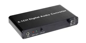 Digital S/PDIF Audio To 5.1 Analog Surround Sound Decoder - Picture 1 of 9