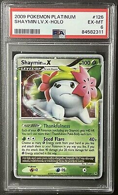 PSA 6 Shaymin LV.X 126/127 Platinum Pokemon Card