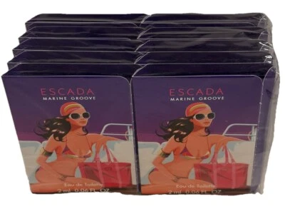 Ranura marina Escada 10 X 2 ml. Frasco salpicadero EDT tamaño de muestra 10 piezas Foto 1 de 4