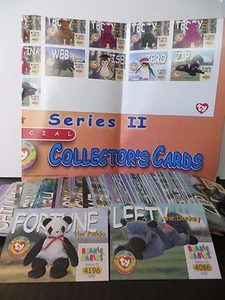 Ty Beanie Babies Series II S2 ~ BBOC Complete Great Starter Set Common Cards - Picture 1 of 5