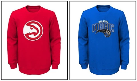 NBA Atlanta Hawks, Orlando Magic Boys & Youth Prime Pullover Fleece Crew Cover