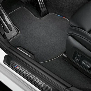OEM BMW M Performance Floor Mats - 2018+ G01/G02/F97/F98 X3 & X4 51472465742 - Picture 1 of 1