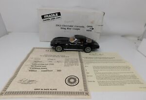 1/24 Danbury Mint 1963 Chevrolet Corvette Sting Ray Coupe Black