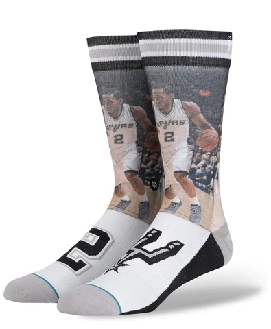 Stance NBA SAN ANTONIO SPURS KAWHI LEONARD Socks New Medium Fast Shipping Cover