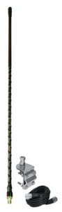ProComm Bulldog HSS995-4BK 4' Black CB Antenna Kit w/ Mirror Mount & Coax Cable - Picture 1 of 1