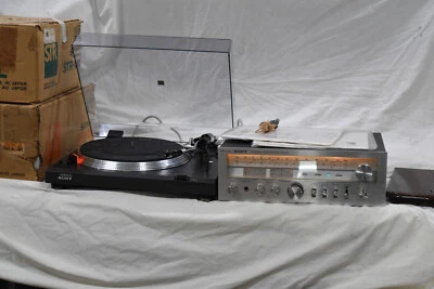 Sony STR-11L AM/SW/LW/FM Stereo Receiver Amplifier & Sony PS-11 Turntable -Japan - image 1 of 4