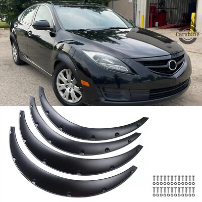 Fender Flares Guard Extra Wide Wheel Arches Body Kit For Mazda 2 Mazda 3 Mazda 6 Foto 1 de 4