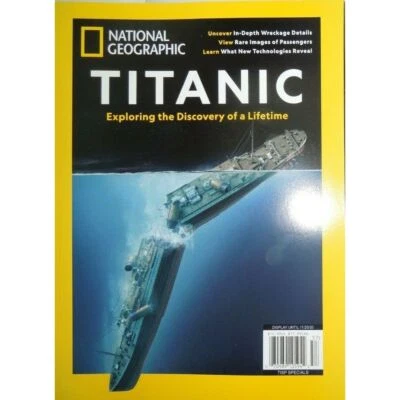 TITANIC national geographic DISCOVERY OF LIFETIME rare images WRECKAGE DETAILS - Image 1 of 4