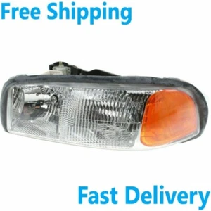 Head Lamp Assembly Left Driver Side Fits 1999-2006 Gmc Sierra 1500 15850351 - Picture 1 of 5