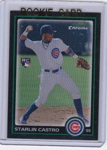 2010 Bowman Chrome STARLIN CASTRO REFRACTOR ROOKIE CARD RC! CUBS! YANKEES! JM - Picture 1 of 1