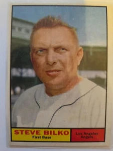 Steve Bilko 1961 Topps #184 casi nuevo envío combinado - Imagen 1 de 2