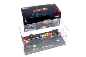 Red Bull F1 Verstappen #33 RB16B Has Helmet & Display Case  Bburago 1:43 NEW - Picture 1 of 12