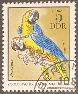 Briefmarke Motivmarke Vögel Ararauna (BM-Mo1-4-22) - Picture 1 of 1