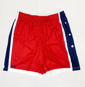 Pantalón corto de baloncesto Under Armour Saint Mary's Gaels AF Zone para hombre L rojo UJKSG3M - Imagen 1 de 2